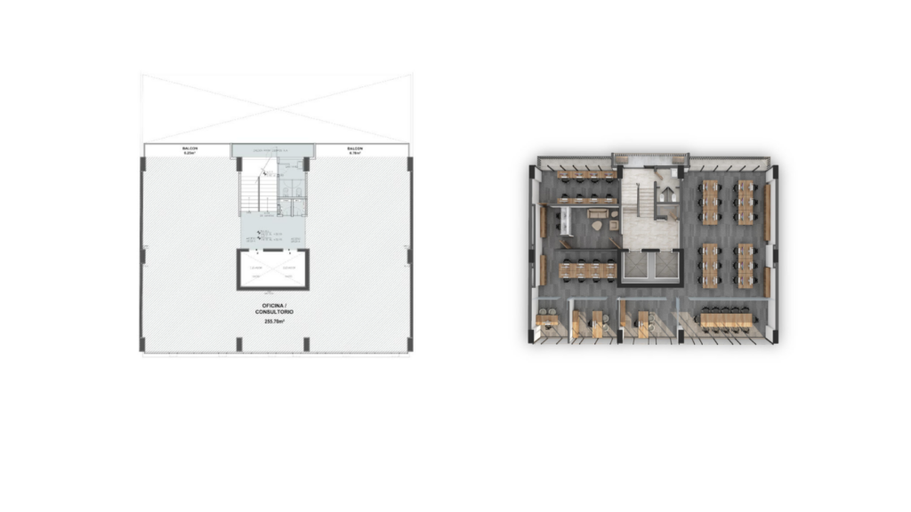 Espacio para 1 oficina